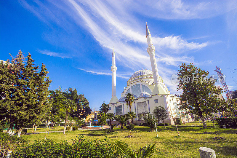 阿尔巴尼亚的Shkoder Sheik Zamil Abdullah Alzamil Mosque